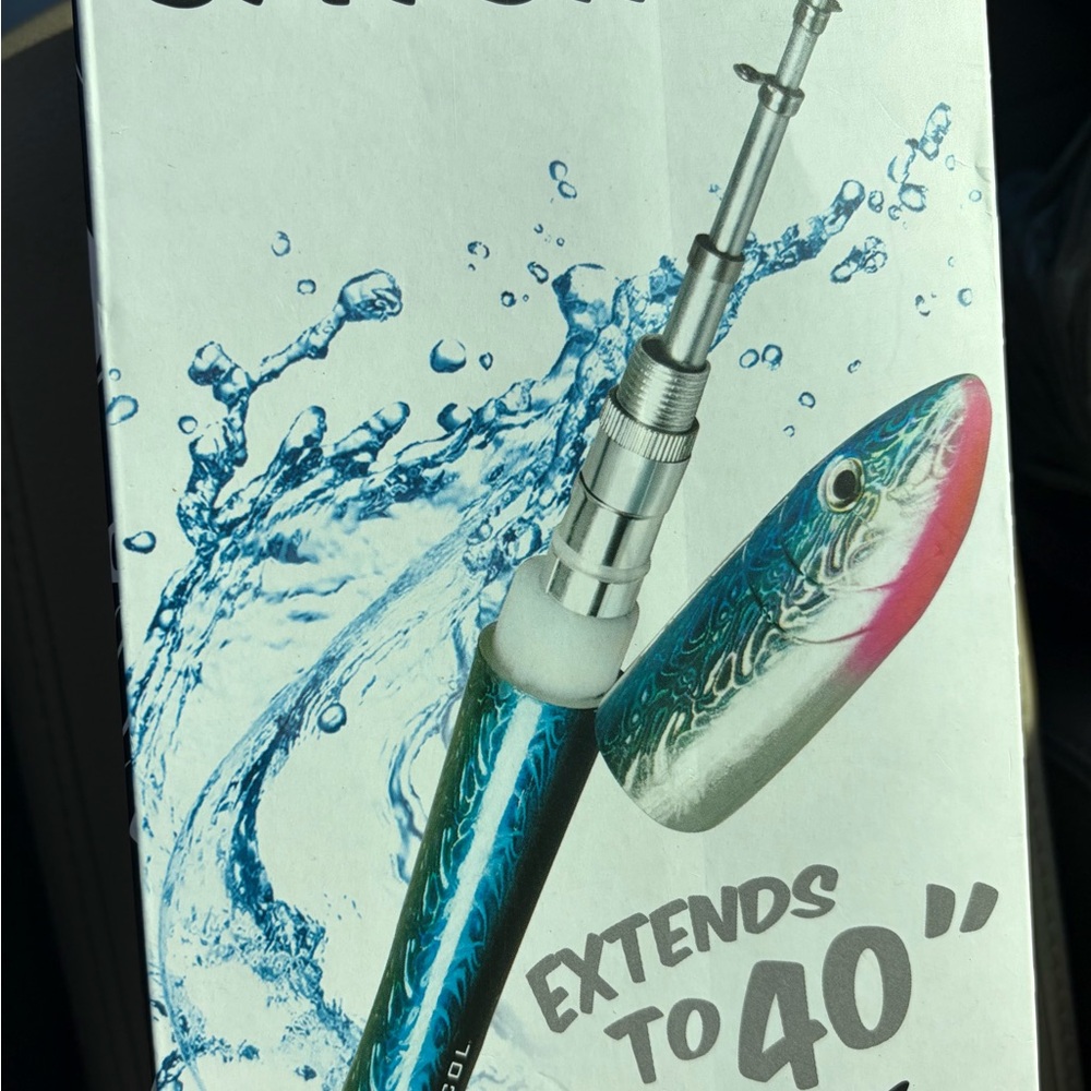 Protocol pocket Fishing Rod with Fish Design